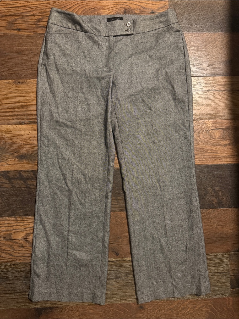 White House Black Market Heather Gray Dress Pants